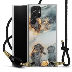 Carry Case Transparent Leather black/gold