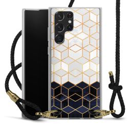 Carry Case Transparent Leather black/gold