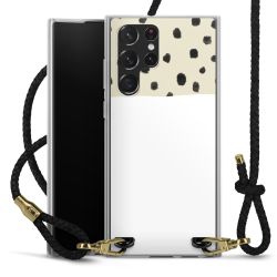 Carry Case Transparent Leather black/gold