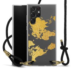 Carry Case Transparent Leather black/gold