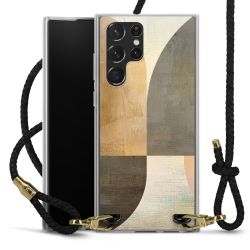 Carry Case Transparent Leather black/gold