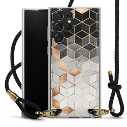 Carry Case Transparent Leather black/gold