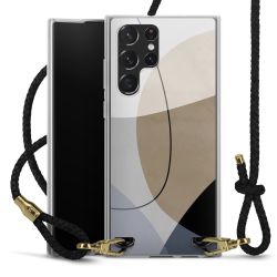 Carry Case Transparent Leather black/gold