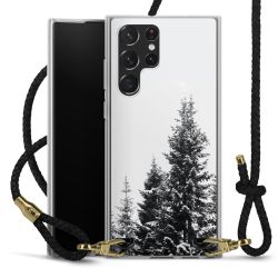 Carry Case Transparent Leather black/gold