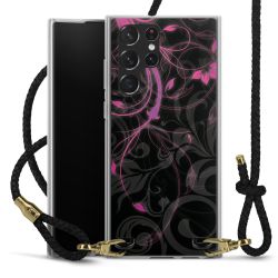 Carry Case Transparent Leather black/gold