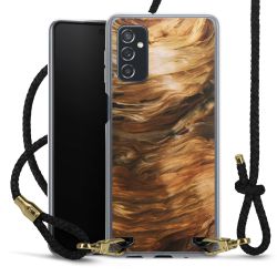 Carry Case Transparent Leather black/gold