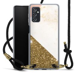 Carry Case Transparent Leather black/gold