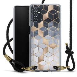 Carry Case Transparent Leather black/gold