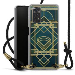 Carry Case Transparent Leather black/gold