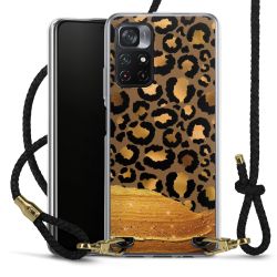 Carry Case Transparent Leather black/gold