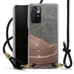 Carry Case Transparent Leather black/gold