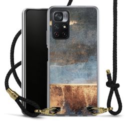 Carry Case Transparent Leather black/gold