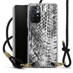 Carry Case Transparent Leather black/gold