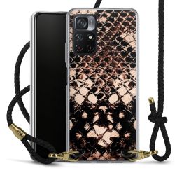 Carry Case Transparent Leather black/gold