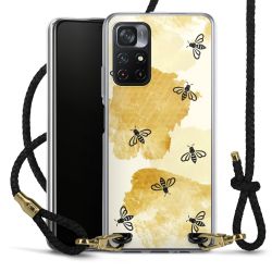 Carry Case Transparent Leather black/gold