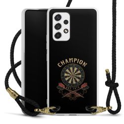 Carry Case Transparent Leather black/gold