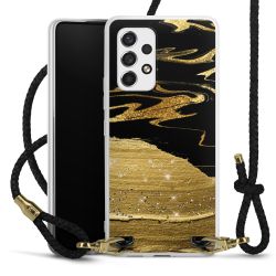 Carry Case Transparent Leather black/gold