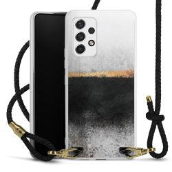 Carry Case Transparent Leather black/gold