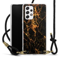 Carry Case Transparent Leather black/gold