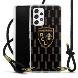 Carry Case Transparent Leather black/gold