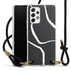 Carry Case Transparent Leather black/gold