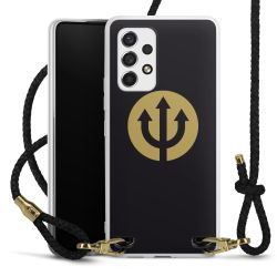 Carry Case Transparent Leather black/gold