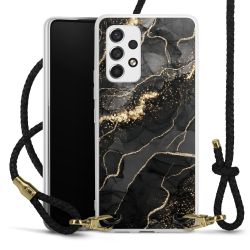 Carry Case Transparent Leather black/gold