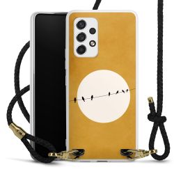 Carry Case Transparent Leather black/gold