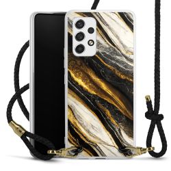 Carry Case Transparent Leather black/gold