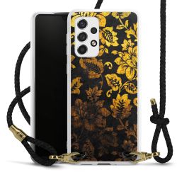 Carry Case Transparent Leather black/gold