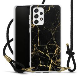 Carry Case Transparent Leather black/gold