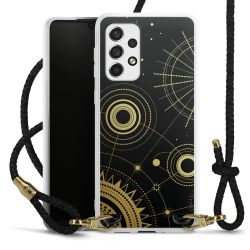 Carry Case Transparent Leather black/gold