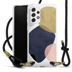 Carry Case Transparent Leather black/gold