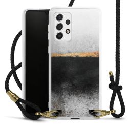 Carry Case Transparent Leather black/gold