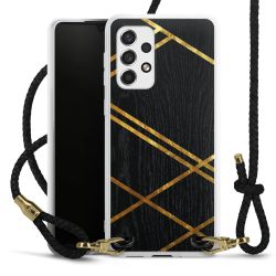 Carry Case Transparent Leather black/gold