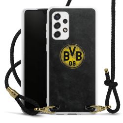 Carry Case Transparent Leather black/gold