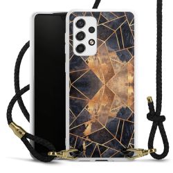 Carry Case Transparent Leather black/gold