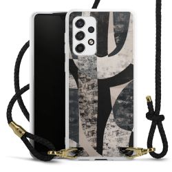 Carry Case Transparent Leather black/gold