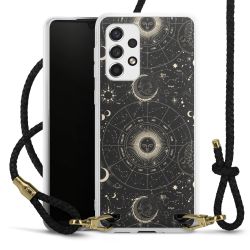 Carry Case Transparent Leather black/gold