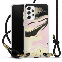 Carry Case Transparent Leather black/gold