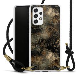 Carry Case Transparent Leather black/gold