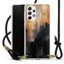 Carry Case Transparent Leather black/gold