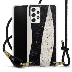 Carry Case Transparent Leather black/gold