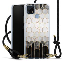 Carry Case Transparent Leather black/gold