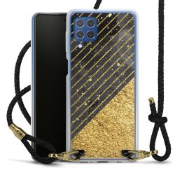 Carry Case Transparent Leather black/gold