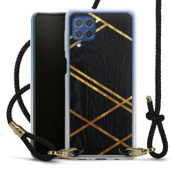 Carry Case Transparent Leather black/gold