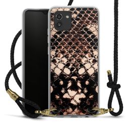 Carry Case Transparent Leather black/gold