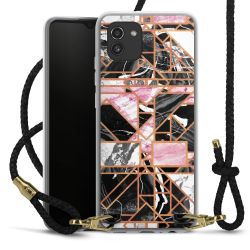 Carry Case Transparent Leather black/gold