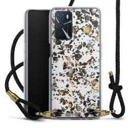 Carry Case Transparent Leather black/gold