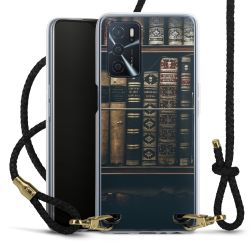 Carry Case Transparent Leather black/gold